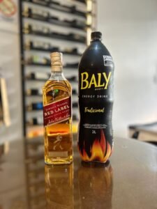 Jhonnie Walker Red Label 1L + BALY 2L + GELO 3KG